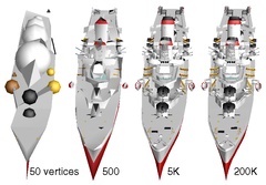 Progressive simplicial complexes